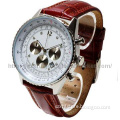 Leather men wrist watch wristwatch men leather XHL-G1